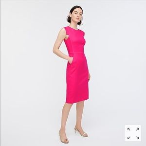 J.Crew Resume Dress in Stretch Linen
